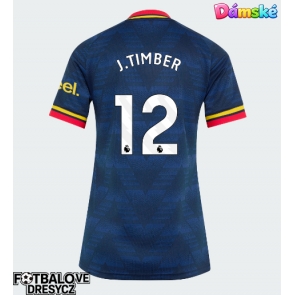 Arsenal Jurrien Timber #12 Dámské Venkovní Dres 2026-27 Krátký Rukáv Arsenal Jurrien Timber #12 Dámské Venkovní Dres 2026-27 Krátký Rukáv